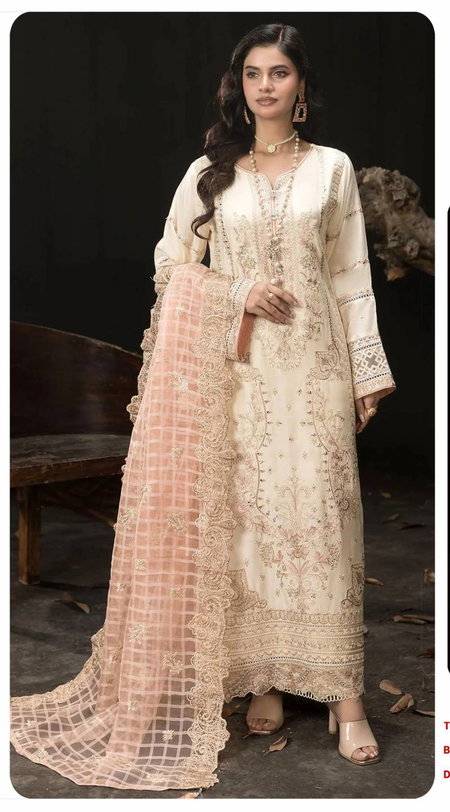 Khushbu By Sajida Georgette With Heavy Embroidered Pakistani Salwar Kameez Wholesalers In Delhi